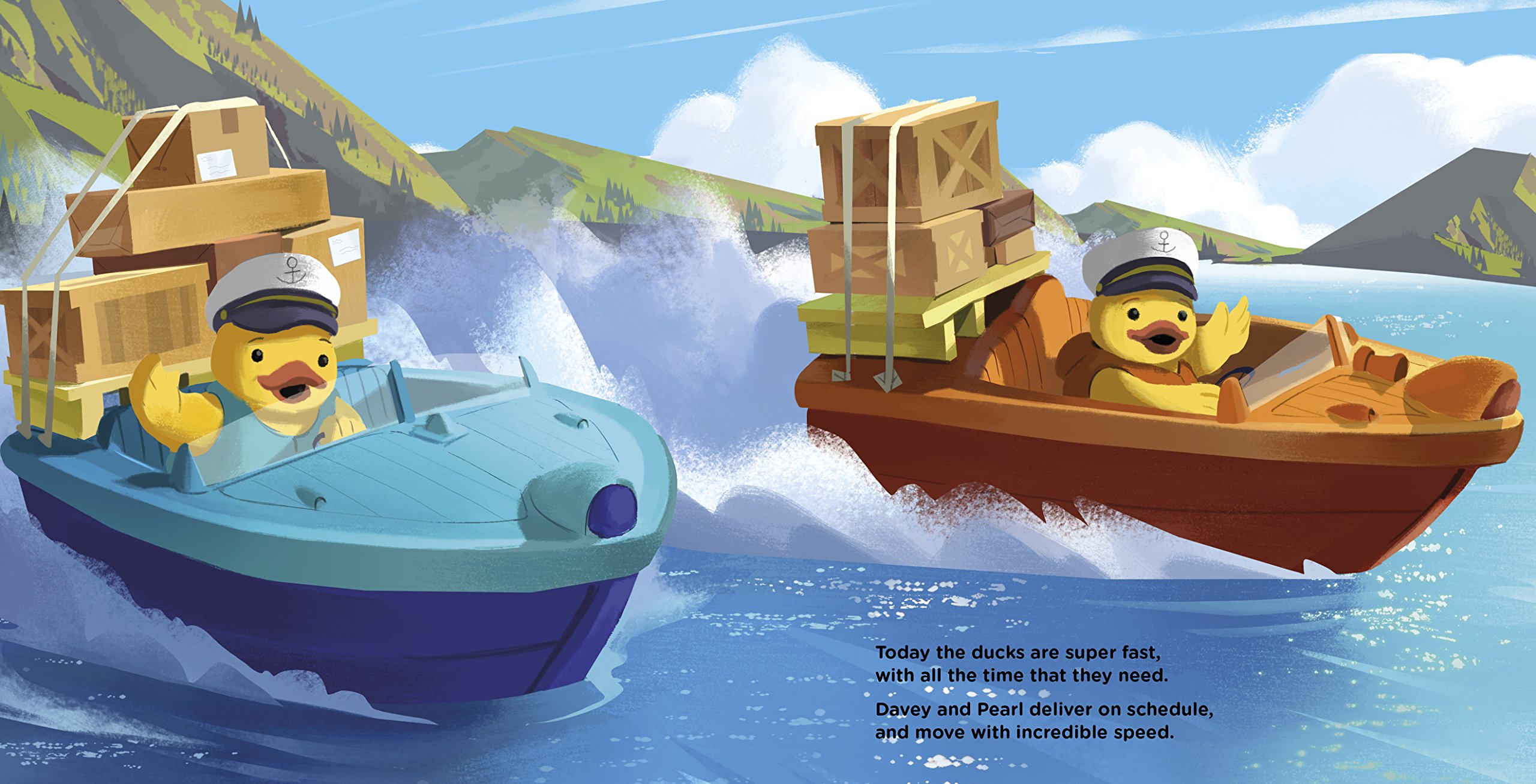 Green Toys Boats Built for Speed with Davey & Pearl - Play and Learning Storybook for Kids. Recycled Materials, Made in USA. - Image 3