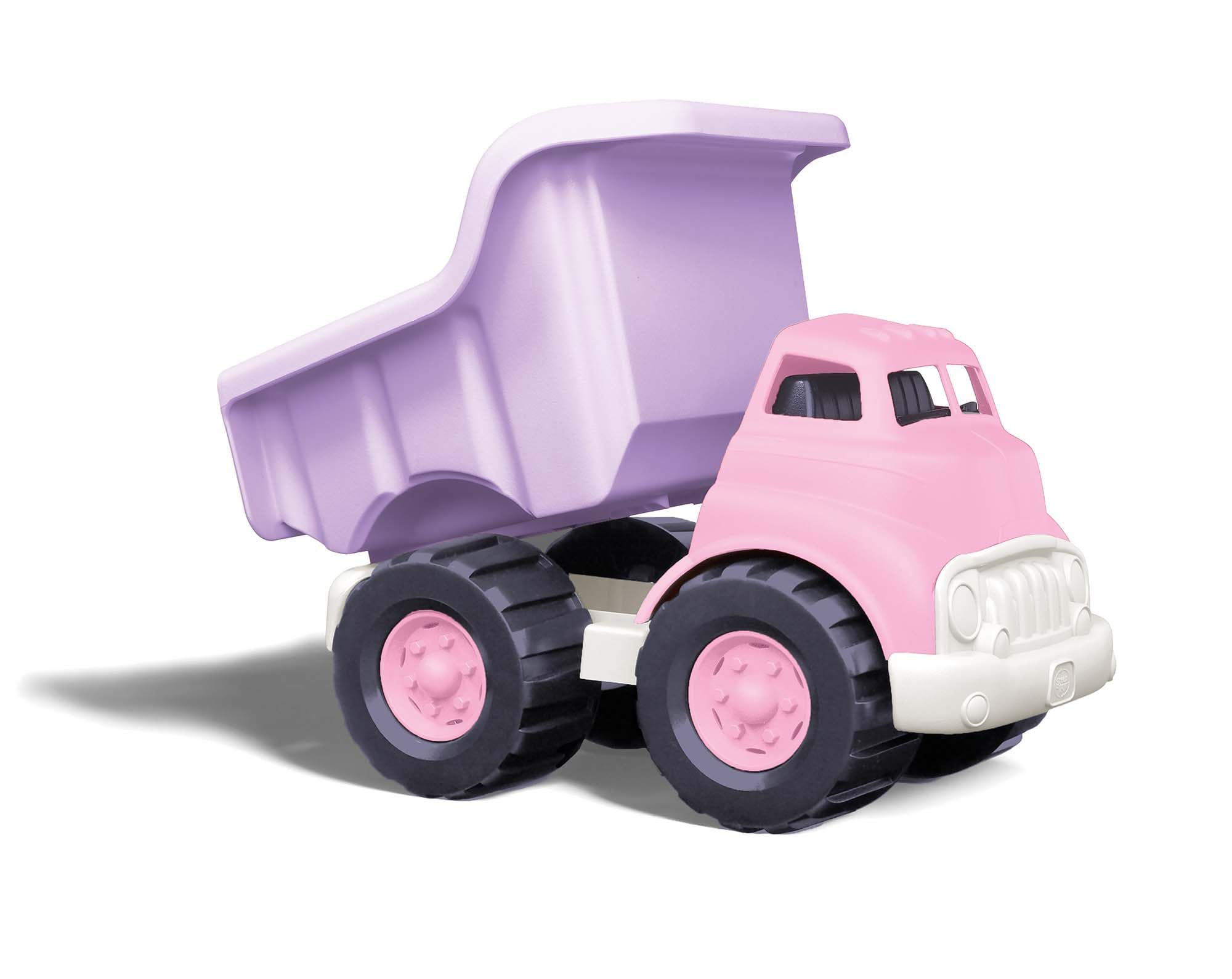 Green Toys Dump Truck in Pink Color - BPA Free, Phthalates Free Play Toys for Improving Gross Motor, Fine Motor Skills. Play Vehicles - Image 4