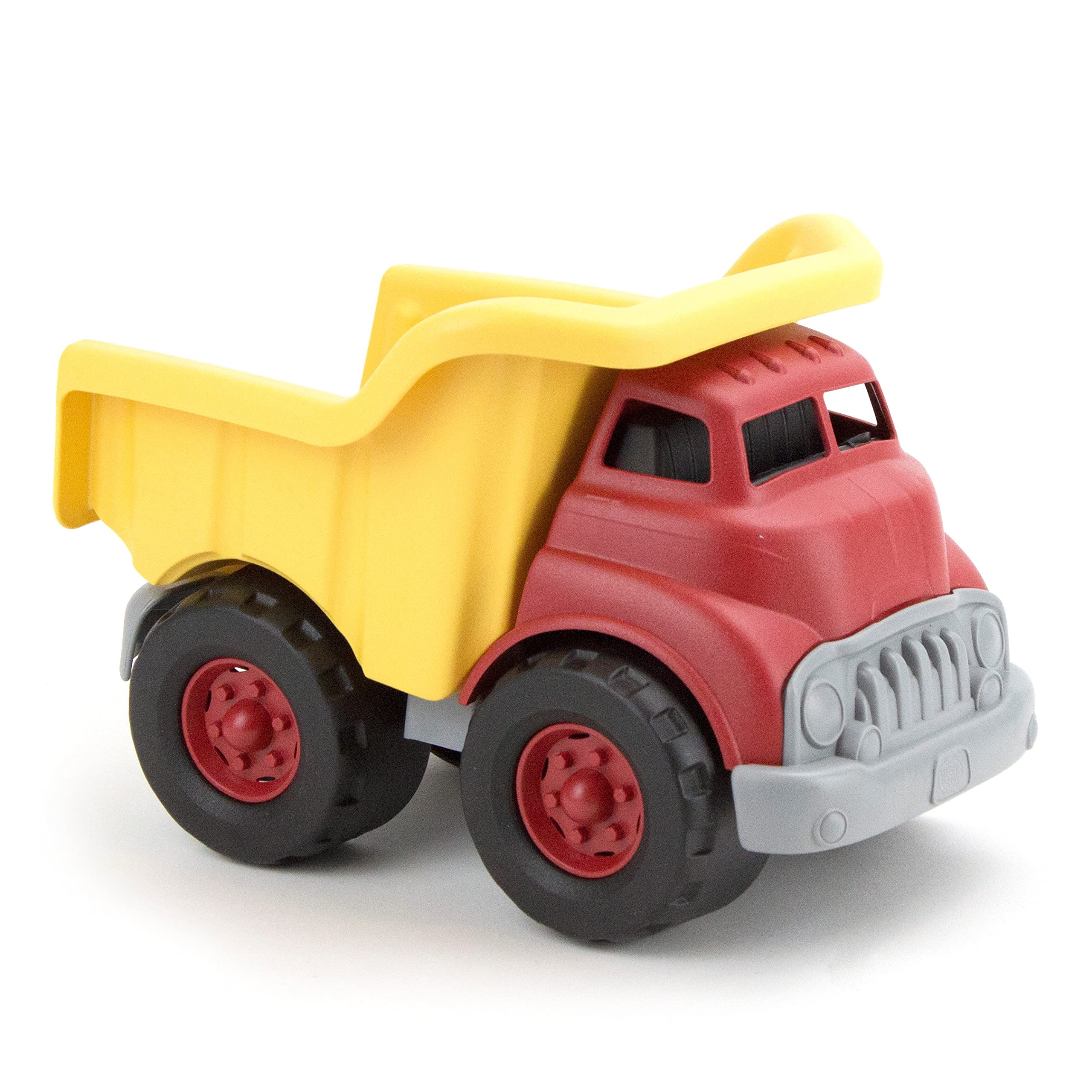 Green Toys Dump Truck, Red/Yellow CB - Pretend Play, Motor Skills, Kids Toy Vehicle. No BPA, phthalates, PVC. Dishwasher Safe, Recycled Plastic. - Image 5
