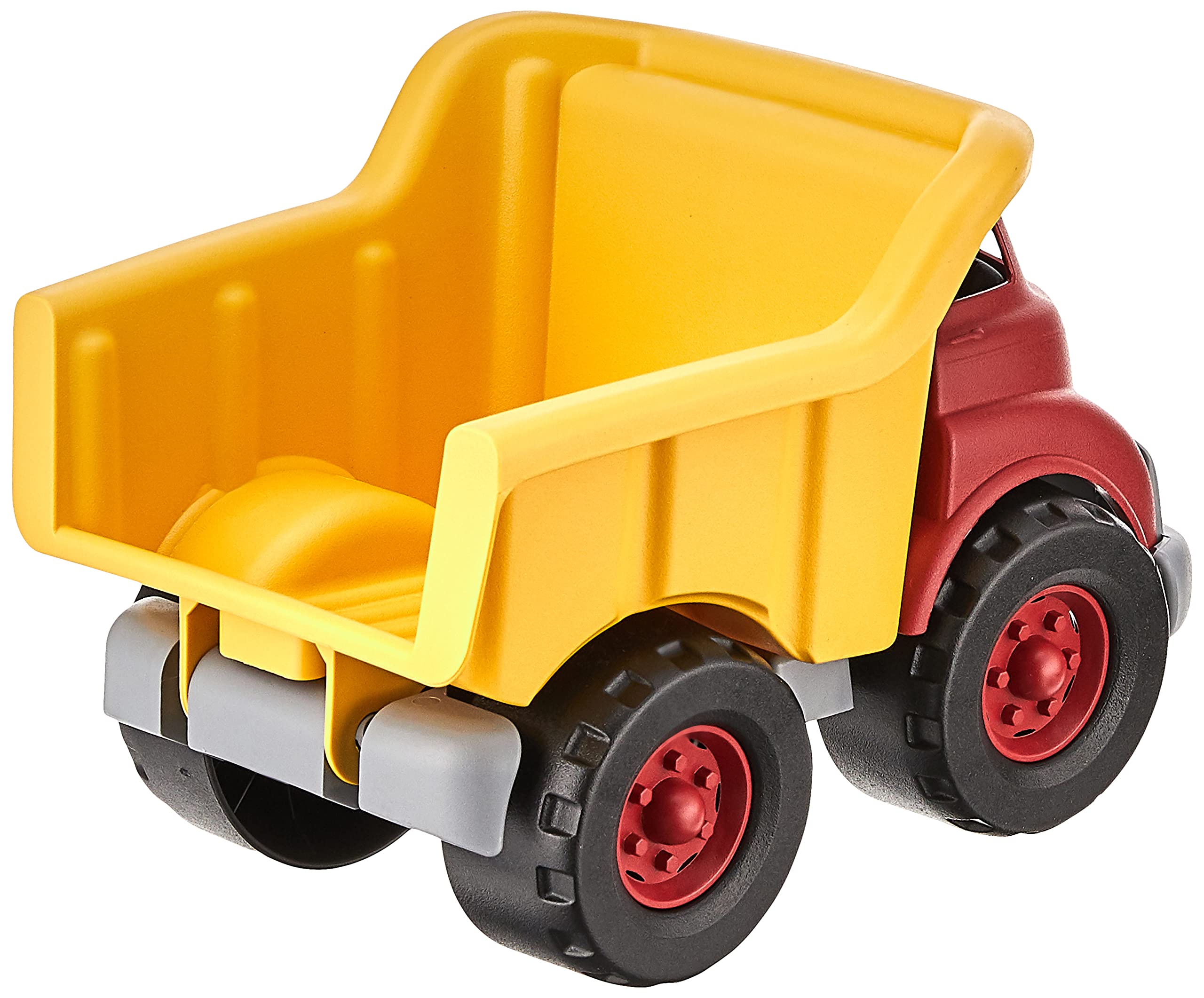 Green Toys Dump Truck, Red/Yellow CB - Pretend Play, Motor Skills, Kids Toy Vehicle. No BPA, phthalates, PVC. Dishwasher Safe, Recycled Plastic. - Image 3