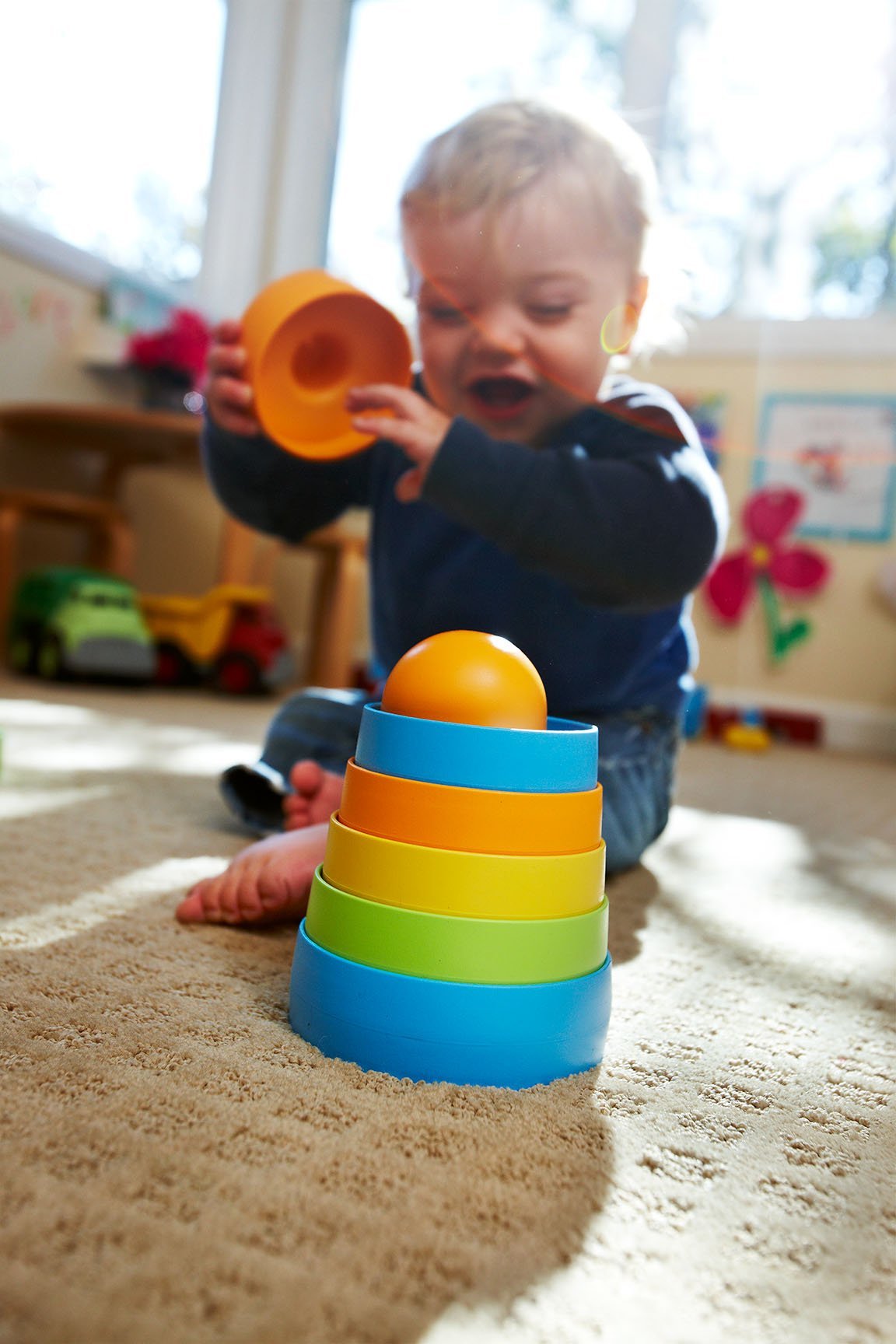 Green Toys My First Stacker, Colors May Vary - Image 6