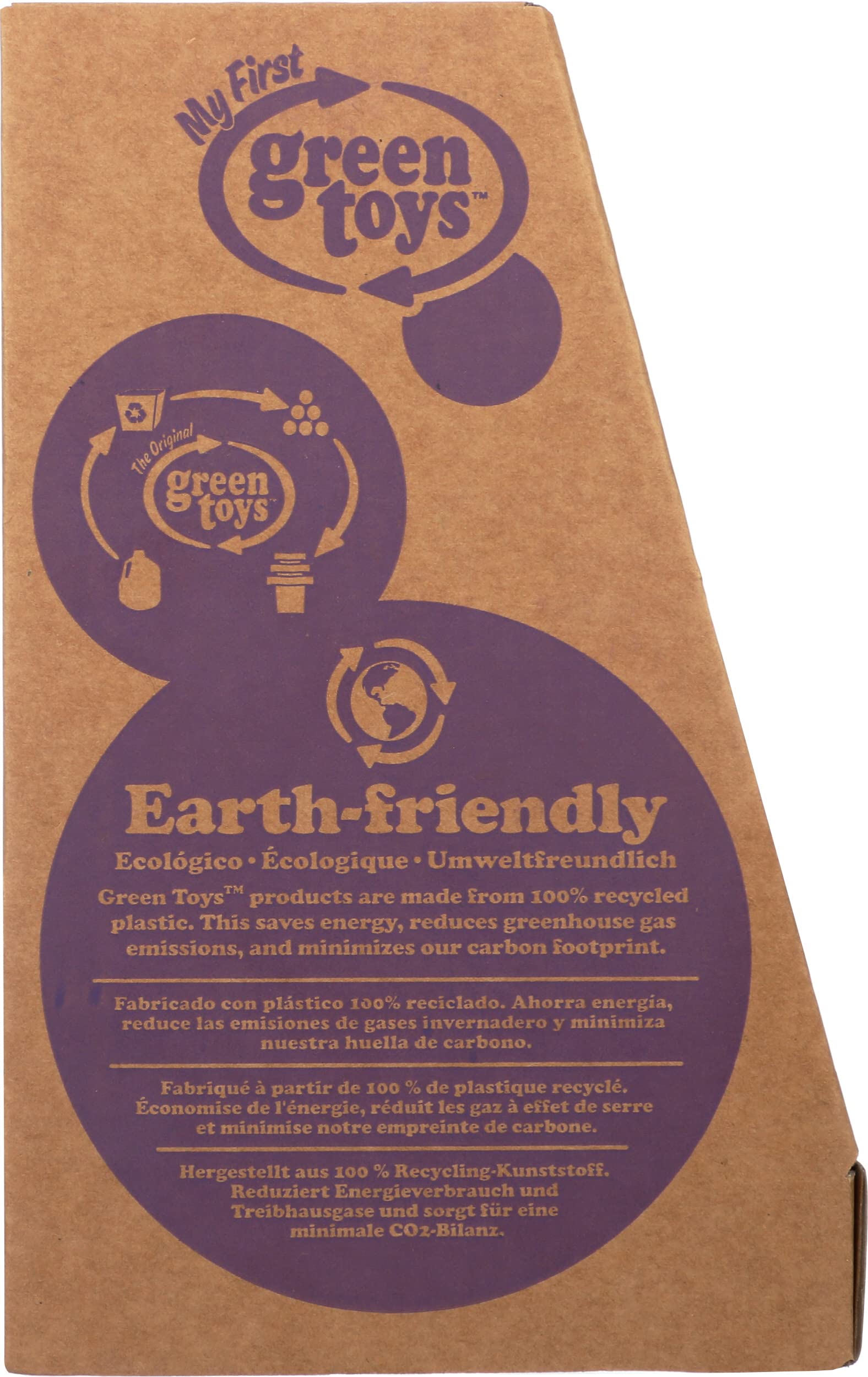 Green Toys Stacking Cups, Purple/Blue/Green - 6 Piece Motor Skills, Building, Stacking Toy Set. Safe for Babies and Toddlers. Dishwasher Safe, Recycled Plastic, Made in USA. - Image 8